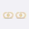 18K Petit Dior Stud Earrings