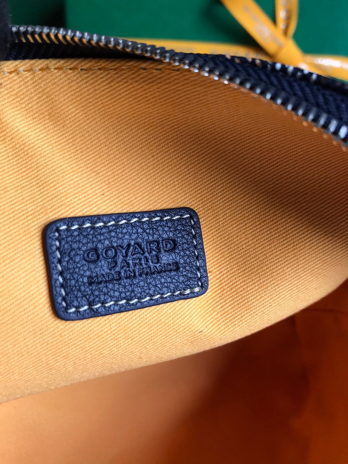 VENDÔME COSMETIC POUCH 17 IN NAVY BLUE GOYARDINE CANVAS AND CALFSKIN TRIM