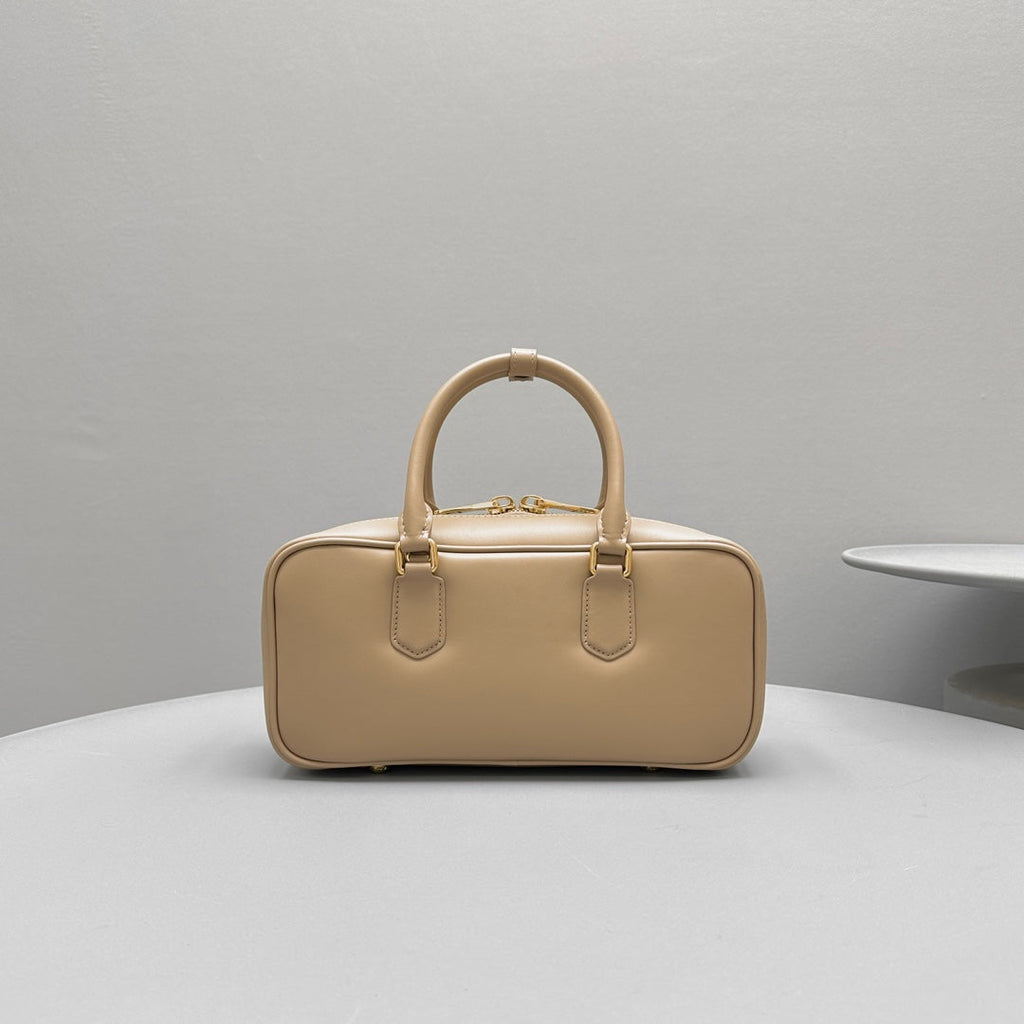 RESTRO SMALL 27 IN TAUPE PINK IN CALFSKIN