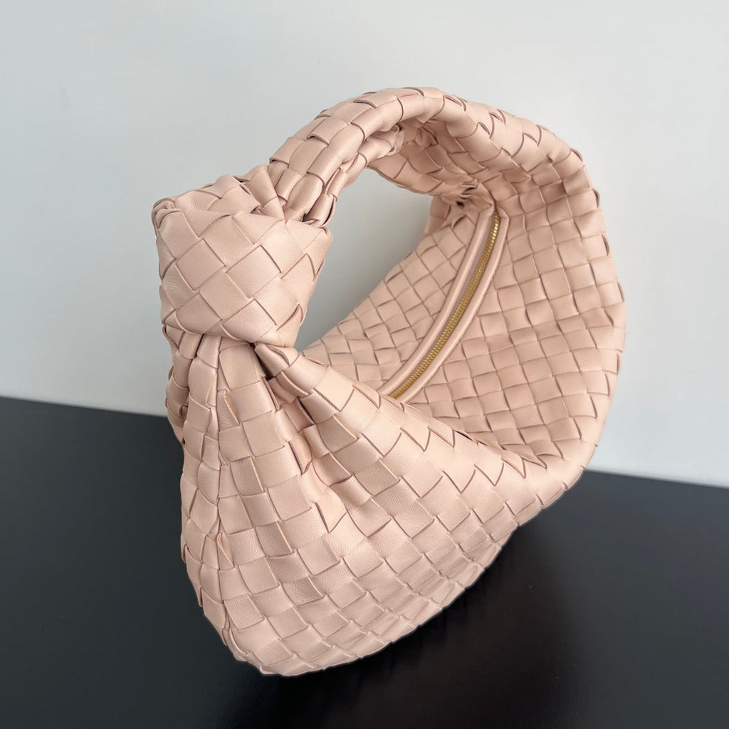 BOTTEGA VENETA MINI JODIE 36 CM IN LIGHT PINK LAMBSKIN