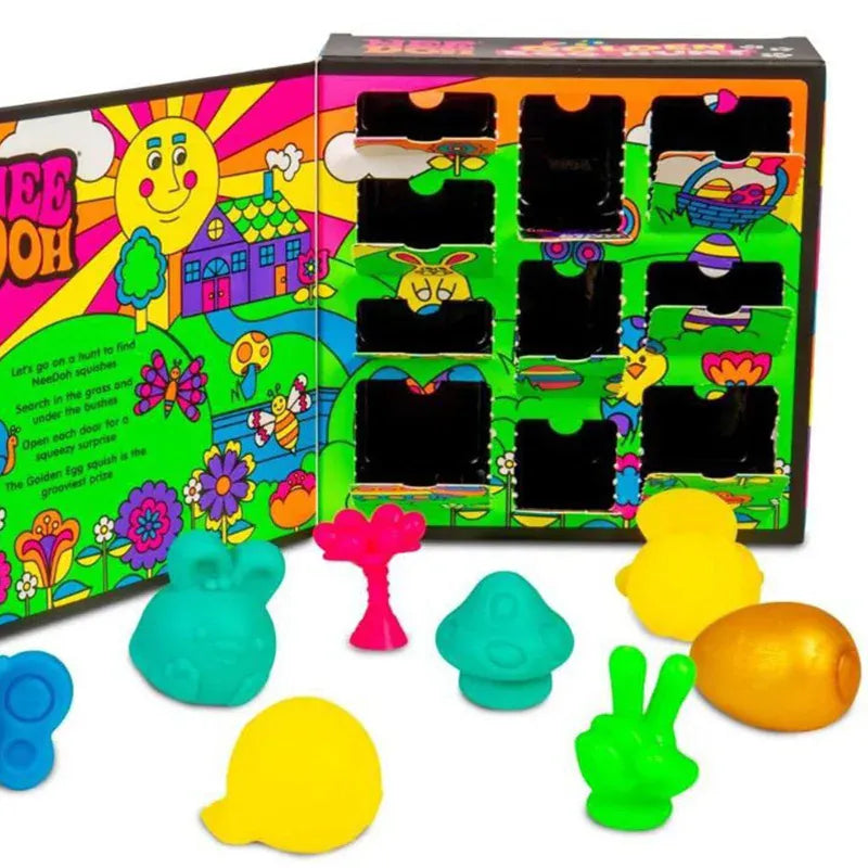 2026 New Needoh Golden Egg Treasure Hunt Blind Box Toy With Squishy Surprise Stress Relief Squeeze Kids' Easter Party Toy