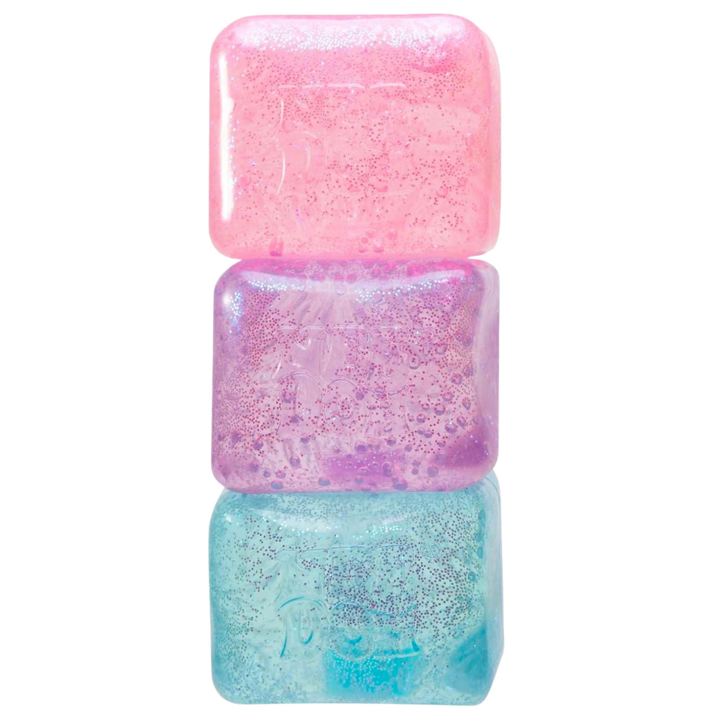 NeeDoh | NICE Cube Glitter & Glow | Super Squeeze!