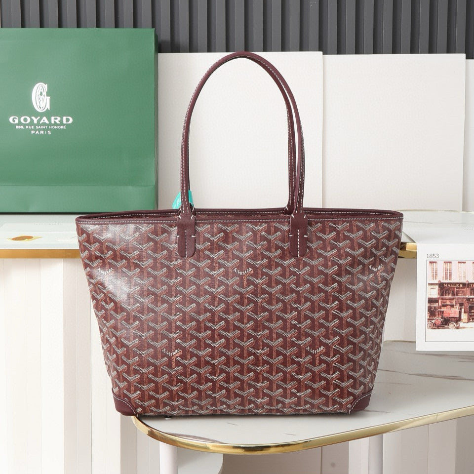 SAINT LOUIS MM 30CM BURGUNDY CANVAS