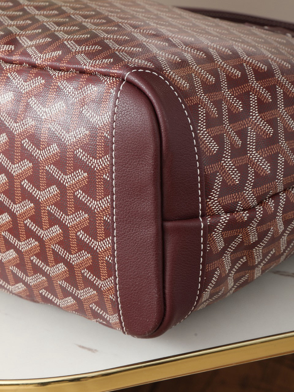 SAINT LOUIS MM 30CM BURGUNDY CANVAS