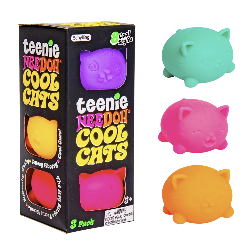 NeeDoh | Teenie Cool Cats | 3 Pack