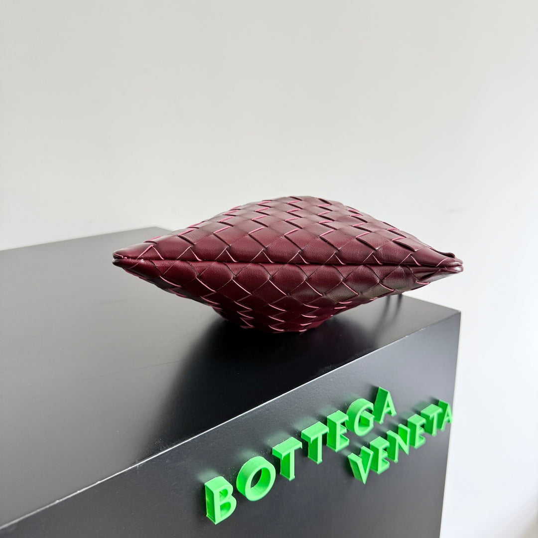SMALL DUSTBAG 21 IN BURGUNDY LAMBSKIN