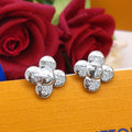 18K Louis Vuitton Vivienne Earrings