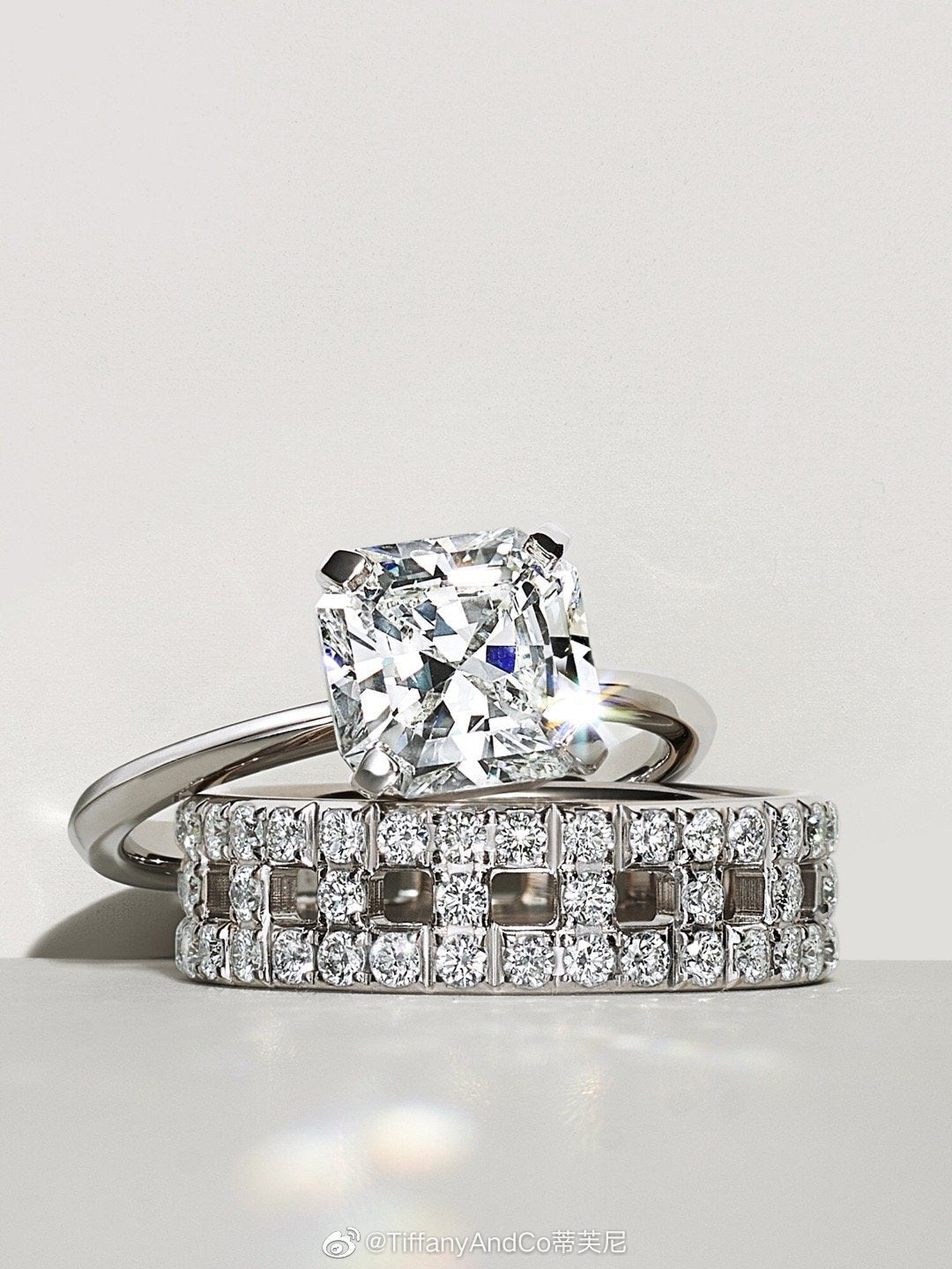 18K Tiffany True Engagement Ring