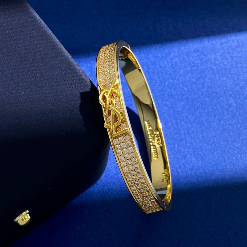 18K YSL Diamond Bracelet