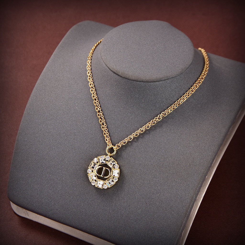 18K Petit Dior Pearls Necklace