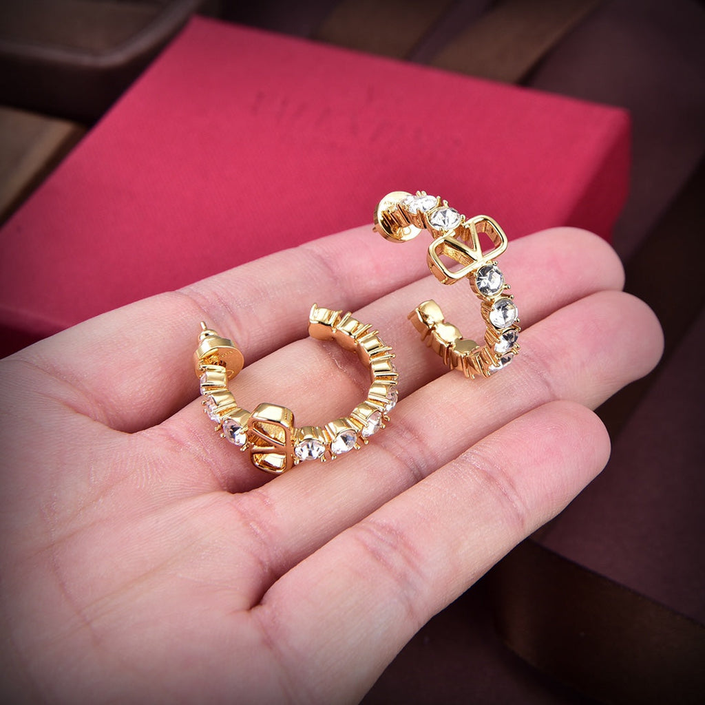 18K Valentino Valentino Signature Earrings
