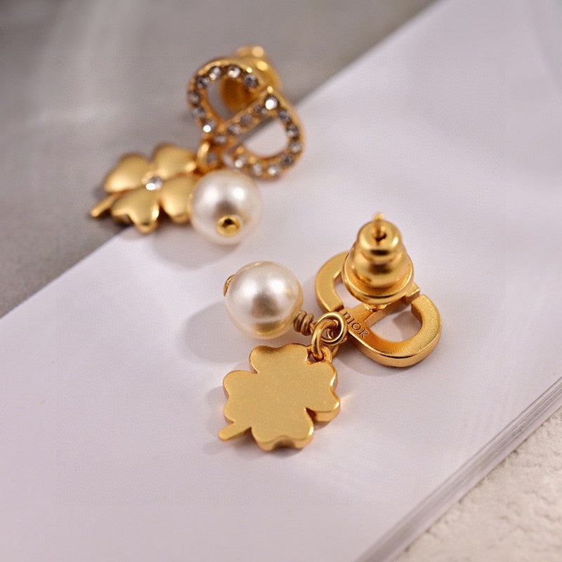 18K Petit Dior Lucky Charms Earrings