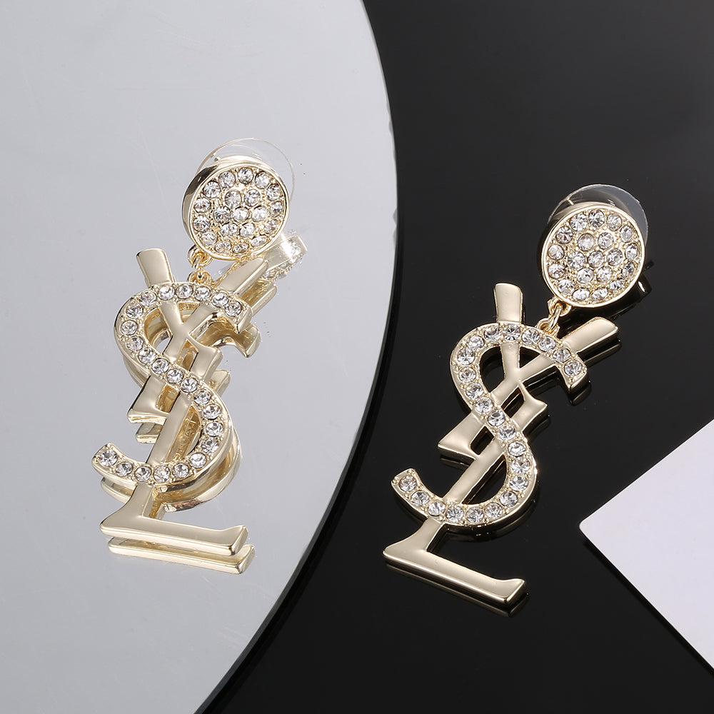18K YSL Diamonds Earrings