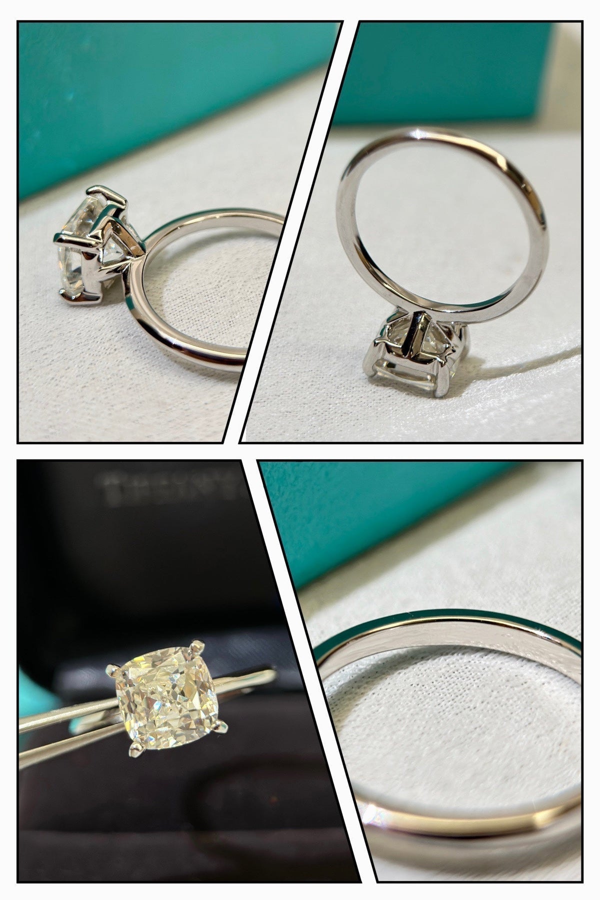 18K Tiffany True Engagement Ring