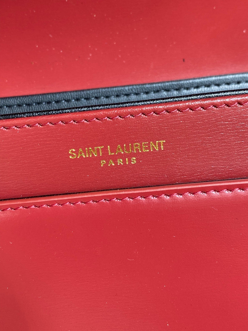 SOLFERINO SMALL SATCHEL 19 IN SCARLET RED CALFSKIN GOLD HARDWARE