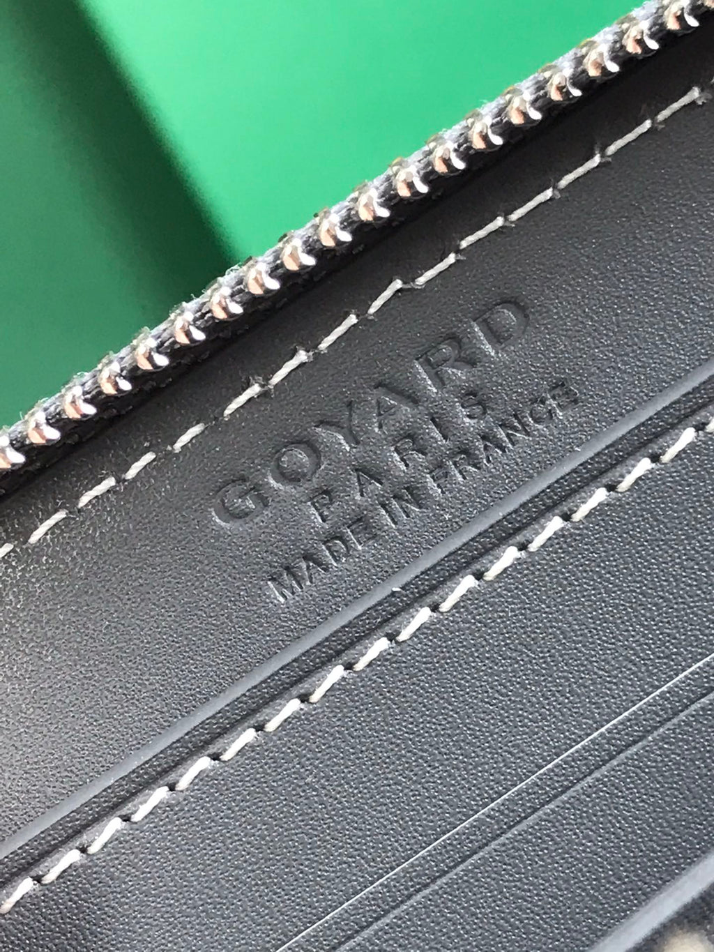 MATIGNON MINI WALLET 11 IN GRAY GOYARDINE CANVAS AND CALFSKIN