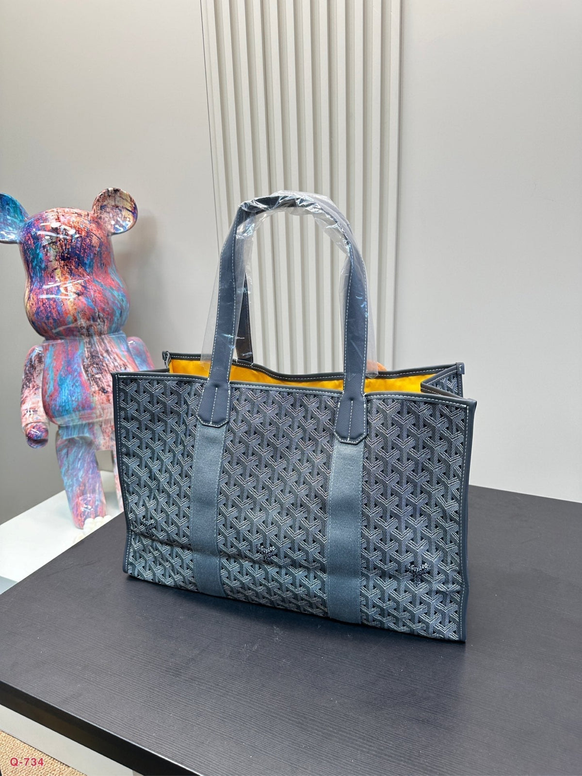 VILLETTE TOTE BAG 46 IN GREY GOYARDINE CANVAS