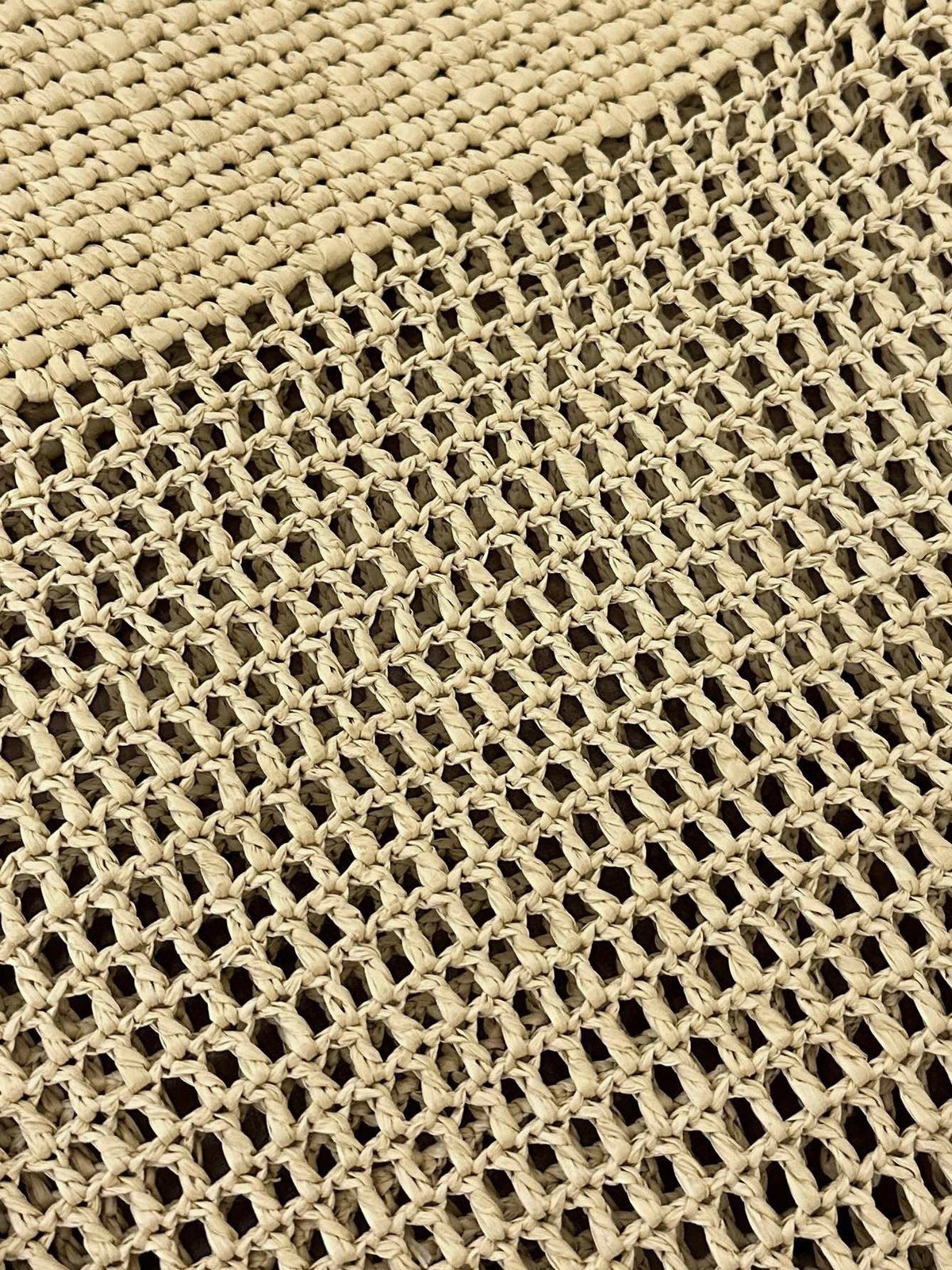 RAFFIA ICARE 55 BEIGE BROWN STRAW