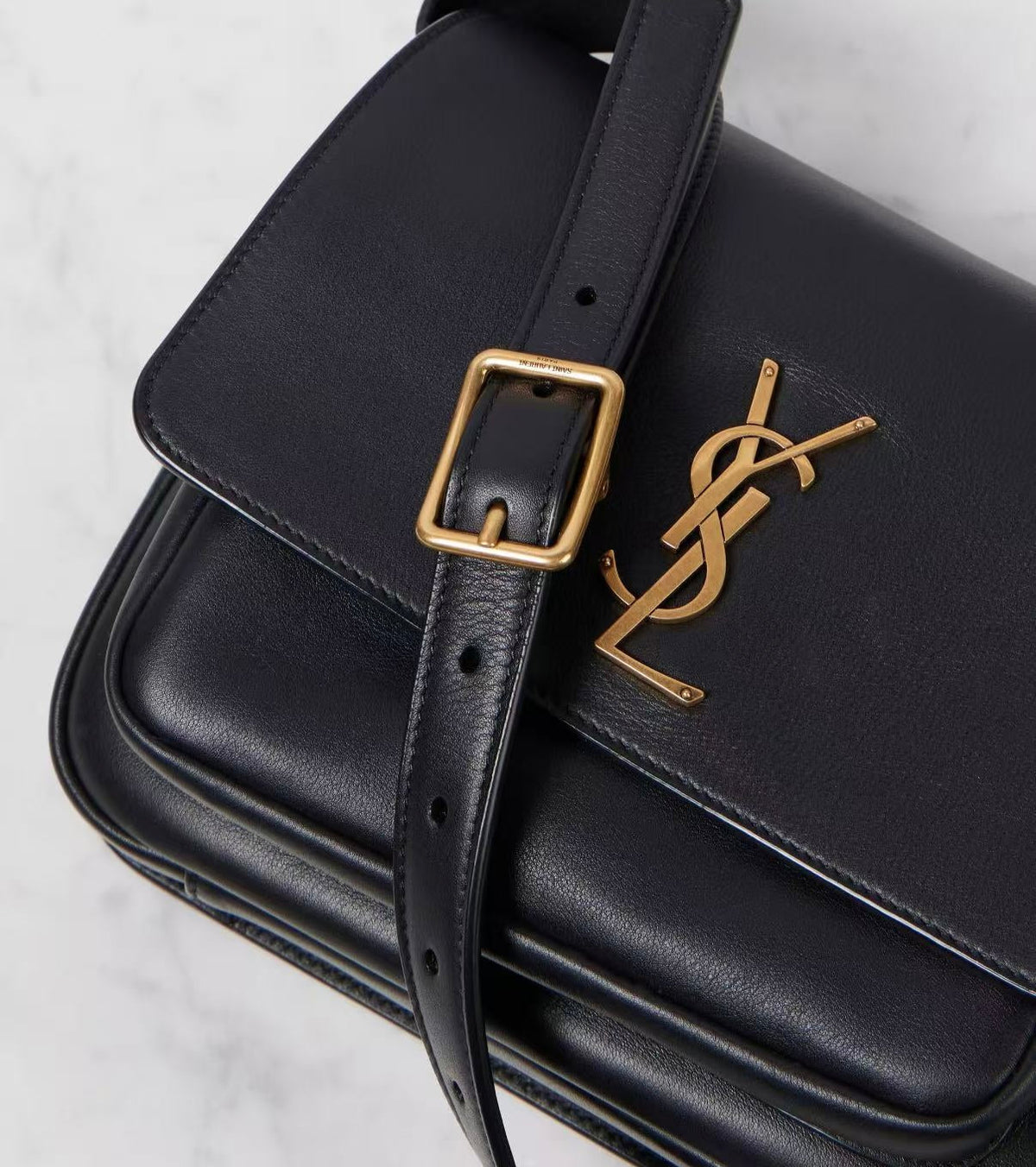YSL 25S NIKI BABY 22 IN BLACK CALFSKIN GOLD HARDWRE