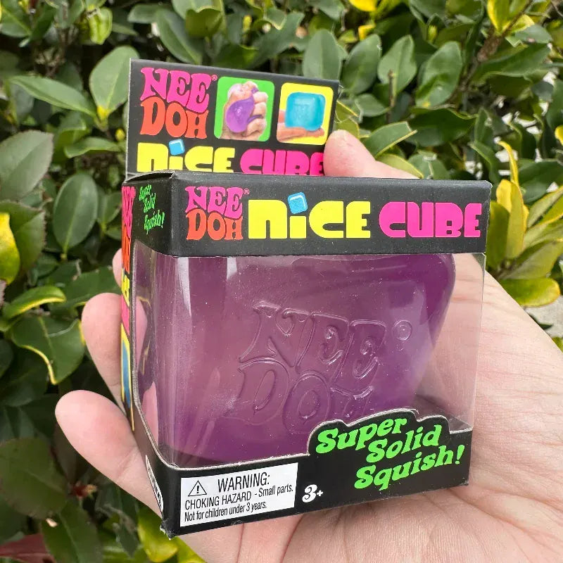 Needoh Nice Cube - Pocket Stress Relief Fidget for Anxiety & Focus