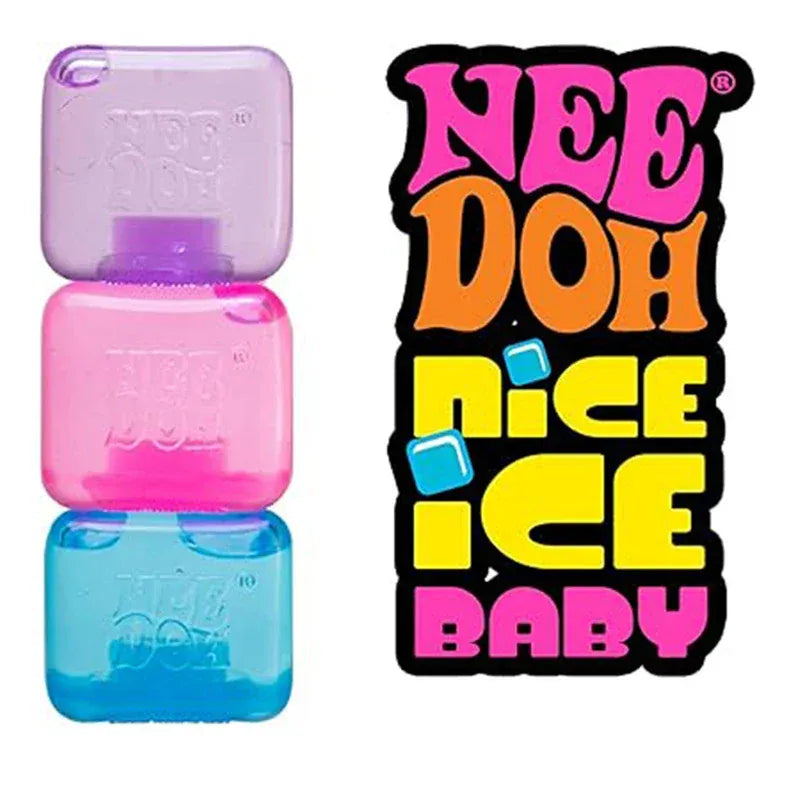 Needoh Nice Cube - Pocket Stress Relief Fidget for Anxiety & Focus